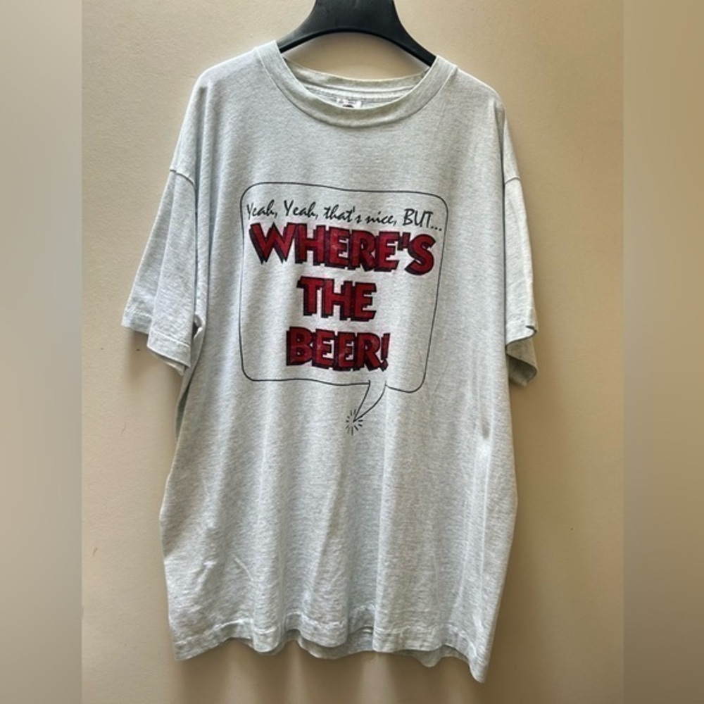 Vintage Funny Fruit of the Loom Graphic Tee XL
